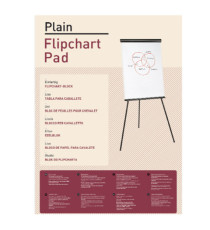 Blocco per lavagna - 20 fogli - 65 x 98 cm - bianco - Starline