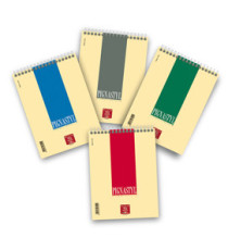 Blocco Pignastyl spiralato - 1 rigo - A5 -  80gr - 60 fogli - Pigna Blocco Pignastyl spiralato - 1 rigo - A5 -  80gr - 60 fogli - Pigna