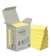 Blocco Post it® Notes Green - 653-1B - 38 x 51 mm - 100% riciclabile - giallo - 100 fogli - - Post it® Blocco Post it® Notes Green - 653-1B - 38 x 51 mm - 100% riciclabile - giallo - 100 fogli - - Post it®