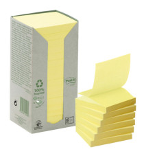Blocco Post it® Z Notes Green - R330-1T - 76 x 76 mm - 100% riciclabile - giallo - 100 fogli - Post it® Blocco Post it® Z Notes Green - R330-1T - 76 x 76 mm - 100% riciclabile - giallo - 100 fogli - Post it®