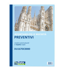 Blocco preventivi e ordinativi per banchetti - 50/50 copie autoric. - f.to 29,7 x 21,5 cm - DU1670C0000 - Data Ufficio Blocco preventivi e ordinativi per banchetti - 50/50 copie autoric. - f.to 29,7 x 21,5 cm - DU1670C0000 - Data Ufficio