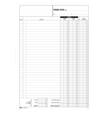 Blocco prima nota cassa entrate/uscite - 50/50 fogli autoricalcanti - 31 x 21cm - Edipro Blocco prima nota cassa entrate/uscite - 50/50 fogli autoricalcanti - 31 x 21cm - Edipro