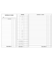 Blocco prima nota cassa/banca - 50/50 fogli autoricalcanti - 22 x 30cm - Edipro