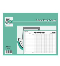 Blocco prima nota cassa/banca - 50/50 fogli autoricalcanti - 22 x 30cm - Edipro