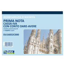 Blocco prima nota cassa/IVA c/conto (dare/avere) - 50/50 copie autoricalcanti - 21,5 x 29,7 cm - DU16832C000 - Data Uffi Blocco prima nota cassa/IVA c/conto (dare/avere) - 50/50 copie autoricalcanti - 21,5 x 29,7 cm - DU16832C000 - Data Uffi