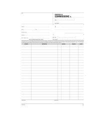 Blocco proposte commissione - 33/33/33 copie autoricopianti - 29,7 x 21,5 cm - DU1672C3300 - Data Ufficio Blocco proposte commissione - 33/33/33 copie autoricopianti - 29,7 x 21,5 cm - DU1672C3300 - Data Ufficio