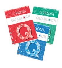 Blocco Quablock Original collato - A5 - 5 mm - 80 gr - 50 fogli - Pigna Blocco Quablock Original collato - A5 - 5 mm - 80 gr - 50 fogli - Pigna