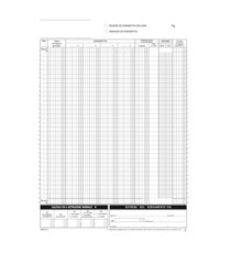 Blocco registro corrispettivi - 12/12 copie autoric. - 29,7 x 21,5 cm - DU168512C00 - Data Ufficio