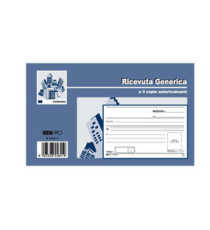 Blocco ricevute generiche - 33 fogli 3 copie autoricalcanti - 9,9 x 17cm - Edipro Blocco ricevute generiche - 33 fogli 3 copie autoricalcanti - 9,9 x 17cm - Edipro