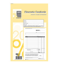 Blocco ricevute sanitarie numerate - 50/50 fogli autoricalcanti - 23 x 15cm - Edipro Blocco ricevute sanitarie numerate - 50/50 fogli autoricalcanti - 23 x 15cm - Edipro