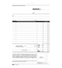 Blocco ricevute sanitarie numerate - 50/50 fogli autoricalcanti - 23 x 15cm - Edipro Blocco ricevute sanitarie numerate - 50/50 fogli autoricalcanti - 23 x 15cm - Edipro