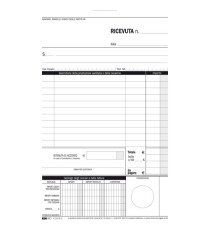 Blocco ricevute sanitarie numerate - 50/50 fogli autoricalcanti - 23 x 15cm - Edipro Blocco ricevute sanitarie numerate - 50/50 fogli autoricalcanti - 23 x 15cm - Edipro