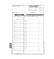 Blocco schede prelievo carburante - 21 x 15cm - 50 fogli - Edipro