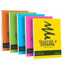 Blocco Schizza & Strappa - A4 - 210 x 297mm - 50gr - 150 fogli - Favini Blocco Schizza & Strappa - A4 - 210 x 297mm - 50gr - 150 fogli - Favini