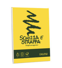 Blocco Schizza & Strappa - A5 - 150 x 210mm - 50gr - 150 fogli - Favini Blocco Schizza & Strappa - A5 - 150 x 210mm - 50gr - 150 fogli - Favini