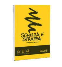 Blocco Schizza & Strappa - A6 - 105 x 148mm - 50gr - 150 fogli - Favini Blocco Schizza & Strappa - A6 - 105 x 148mm - 50gr - 150 fogli - Favini