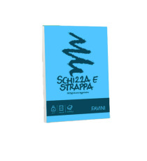 Blocco Schizza & Strappa - A6 - 105 x 148mm - 50gr - 150 fogli - Favini Blocco Schizza & Strappa - A6 - 105 x 148mm - 50gr - 150 fogli - Favini