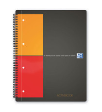 Blocco spiralato International Activebook - 1 rigo con margine - 240 x 297mm - 80gr - 80 fogli - Oxford Blocco spiralato International Activebook - 1 rigo con margine - 240 x 297mm - 80gr - 80 fogli - Oxford