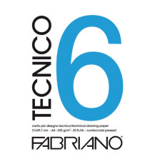 Blocco Tecnico 6 - 25x35cm - 20 fogli - 220gr - ruvido - Fabriano Blocco Tecnico 6 - 25x35cm - 20 fogli - 220gr - ruvido - Fabriano