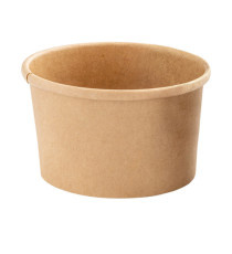 Bowl per zuppe monouso - 250 ml - cartoncino - avana - Signor Bio - conf. 25 pezzi Bowl per zuppe monouso - 250 ml - cartoncino - avana - Signor Bio - conf. 25 pezzi