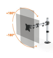 Braccio porta monitor Select 5094-23 - per 1 monitor - Durable Braccio porta monitor Select 5094-23 - per 1 monitor - Durable