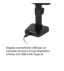 Braccio portamonitor singolo Platinum Series - Fellowes Braccio portamonitor singolo Platinum Series - Fellowes