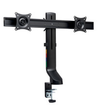 Braccio salvaspazio per monitor doppio SmartFit - nero - Kensington Braccio salvaspazio per monitor doppio SmartFit - nero - Kensington