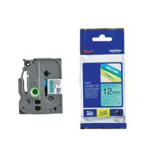 Brother - Nastro -  Nero/Verde - TZE731 - 12mm x 8mt