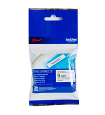 Brother - Nastro - Nero/Bianco - MK221 -  9mm x 8mt