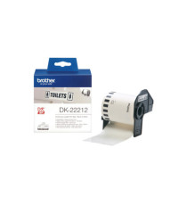 Brother - Nastro adesivo - in pellicola - Nero/Bianco - 62mm x 15,24mt - DK-22212