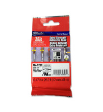 Brother - Nastro con adesivo resistente - Nero/Bianco - TZES231 - 12mm x 8mt Brother - Nastro con adesivo resistente - Nero/Bianco - TZES231 - 12mm x 8mt
