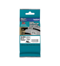 Brother - Nastro laminato flessibile - Nero/Bianco - TZEFX251 - 24mm x 8mt Brother - Nastro laminato flessibile - Nero/Bianco - TZEFX251 - 24mm x 8mt