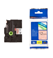 Brother - Nastro laminato fluorescente - Nero/Arancio fluo - TZEB31 - 12mm x 5mt Brother - Nastro laminato fluorescente - Nero/Arancio fluo - TZEB31 - 12mm x 5mt