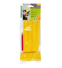 Busta 25 etichette diritte con gambo - 5 x 4 x 20 cm - Verdemax