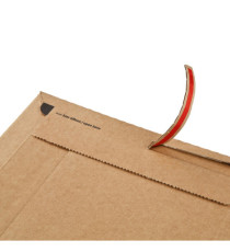 Busta a sacco - in cartone - chiusura autoadesiva - 290 x 400 x 50 mm - avana - Colompac