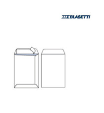 Busta a sacco Self - strip adesivo - 30 x 40 cm - 100 gr - bianco - Blasetti - conf. 500 pezzi Busta a sacco Self - strip adesivo - 30 x 40 cm - 100 gr - bianco - Blasetti - conf. 500 pezzi