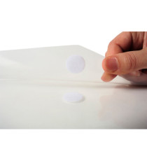 Busta a tasca con chiusura in velcro - PPL - 24x32 cm - trasparente - Exacompta Busta a tasca con chiusura in velcro - PPL - 24x32 cm - trasparente - Exacompta