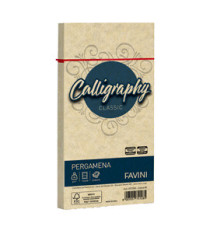 Busta Calligraphy Pergamena - 110 x 220 mm - 90 gr - crema 05 - Favini - conf. 25 pezzi Busta Calligraphy Pergamena - 110 x 220 mm - 90 gr - crema 05 - Favini - conf. 25 pezzi