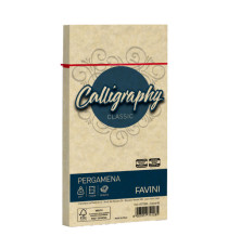 Busta Calligraphy Pergamena - 110 x 220 mm - 90 gr - crema 05 - Favini - conf. 25 pezzi Busta Calligraphy Pergamena - 110 x 220 mm - 90 gr - crema 05 - Favini - conf. 25 pezzi