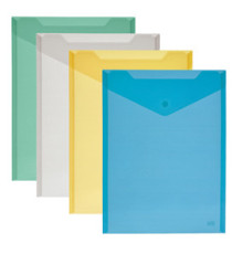 Busta con bottone - formato verticale - 13,5x18,5 cm - colori assortiti - Lebez Busta con bottone - formato verticale - 13,5x18,5 cm - colori assortiti - Lebez