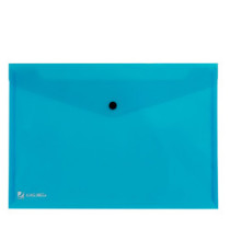 Busta con bottone Pull - 21x29,7 cm - azzurro - King Mec Busta con bottone Pull - 21x29,7 cm - azzurro - King Mec