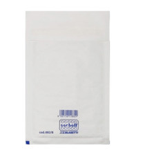 Busta imbottita Sacboll - A (14 x 27 cm) - carta - bianco - Blasetti - conf. 10 pezzi Busta imbottita Sacboll - A (14 x 27 cm) - carta - bianco - Blasetti - conf. 10 pezzi