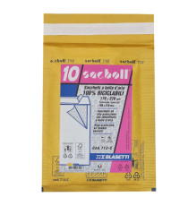 Busta imbottita Sacboll - C (17 x 27 cm) - carta - avana - Blasetti - conf. 10 pezzi Busta imbottita Sacboll - C (17 x 27 cm) - carta - avana - Blasetti - conf. 10 pezzi