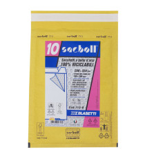 Busta imbottita Sacboll - D (20 x 32 cm) - carta - avana - Blasetti - conf. 10 pezzi Busta imbottita Sacboll - D (20 x 32 cm) - carta - avana - Blasetti - conf. 10 pezzi