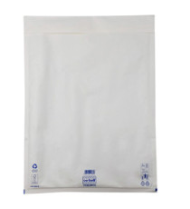 Busta imbottita Sacboll - K (37 x 55 cm) - carta - bianco - Blasetti - conf. 10 pezzi Busta imbottita Sacboll - K (37 x 55 cm) - carta - bianco - Blasetti - conf. 10 pezzi