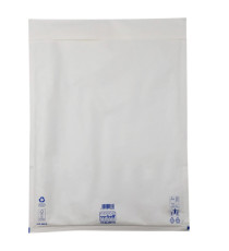 Busta imbottita Sacboll - K (37 x 55 cm) - carta - bianco - Blasetti - conf. 10 pezzi Busta imbottita Sacboll - K (37 x 55 cm) - carta - bianco - Blasetti - conf. 10 pezzi