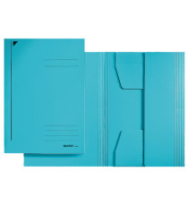 Cartellina 3 lembi - 430 gr - 24,3 x 34 cm - azzurro - Leitz