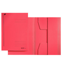 Cartellina 3 lembi - 430 gr - 24,3 x 34 cm - rosso - Leitz Cartellina 3 lembi - 430 gr - 24,3 x 34 cm - rosso - Leitz