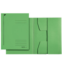 Cartellina 3 lembi - 430 gr - 24,3 x 34 cm - verde - Leitz Cartellina 3 lembi - 430 gr - 24,3 x 34 cm - verde - Leitz