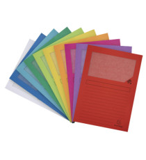 Cartellina a L Forever - con finestra - 130g - 22 x 31 cm - colori assortiti - Exacompta - conf. 10 pezzi Cartellina a L Forever - con finestra - 130g - 22 x 31 cm - colori assortiti - Exacompta - conf. 10 pezzi